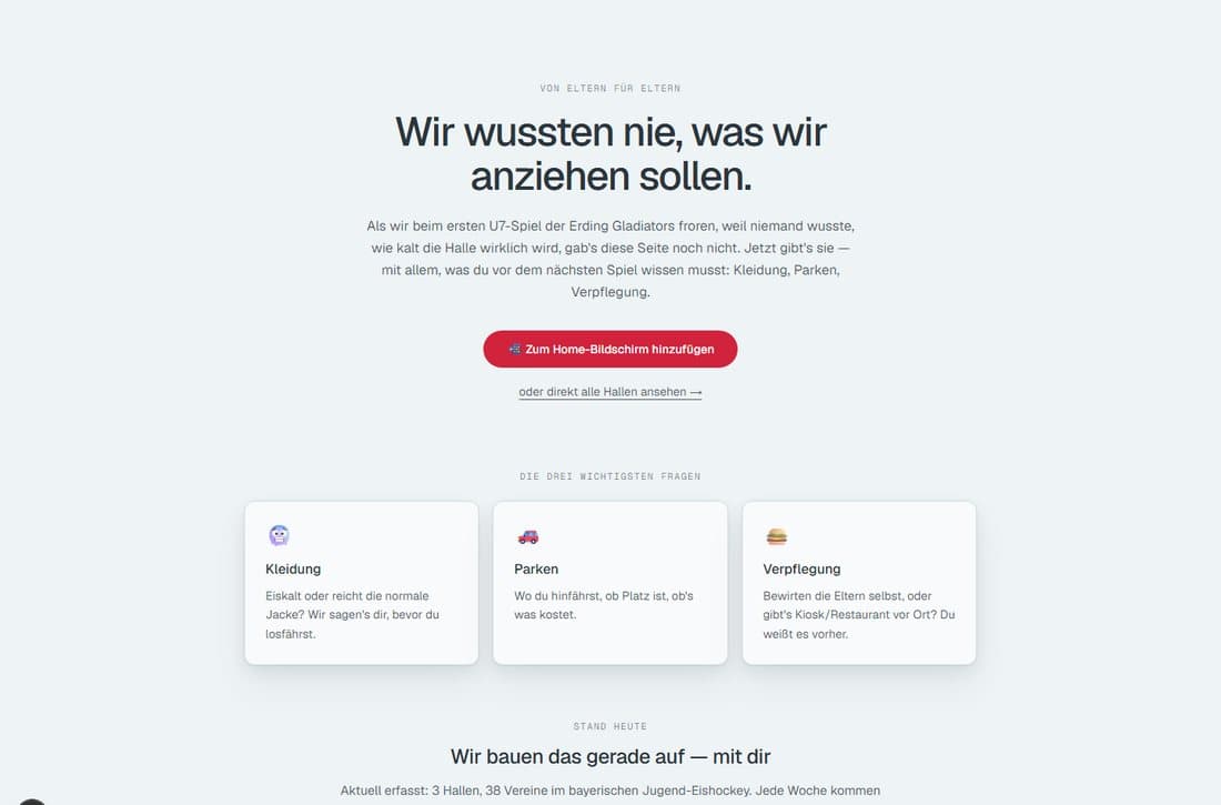 Erste Version: Desktop